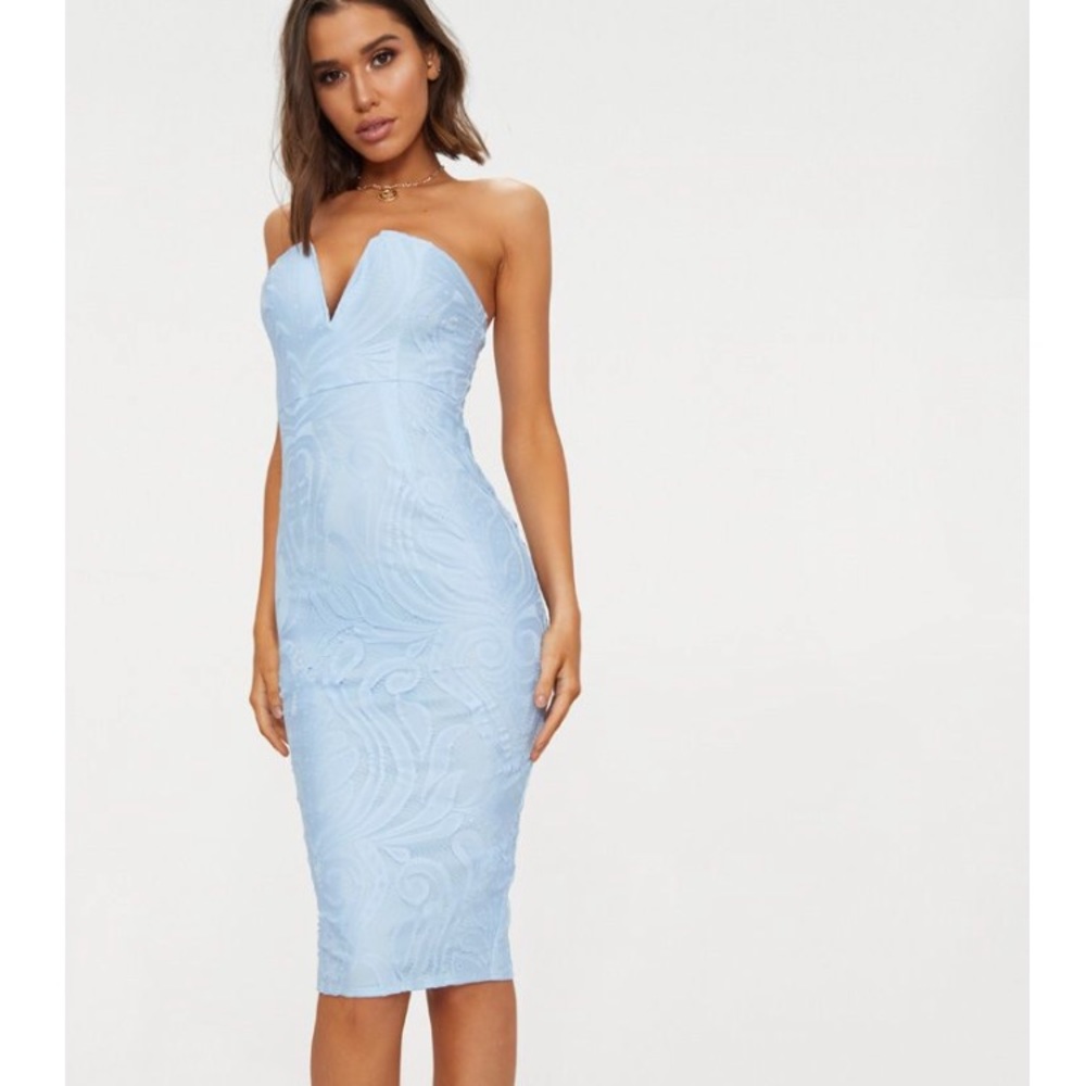 Bandeau midi dress